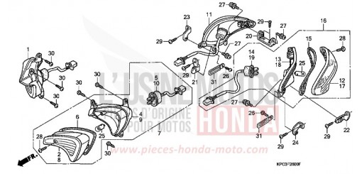 BLINKER (XL125V1/2/3/4/5/6) XL125V2 de 2002